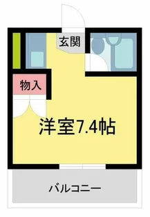 マンションミネット3号館【301号室】の間取り