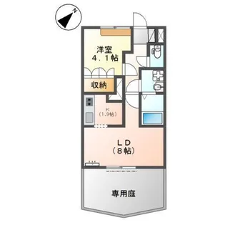 兵庫県加古川市尾上町口里【アパート】の間取り