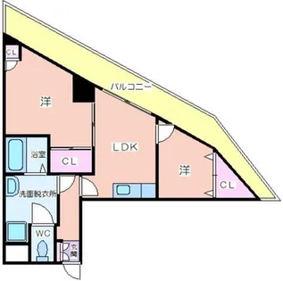DAIKOマンション【10階】の間取り