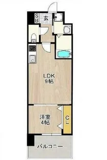 大阪府堺市堺区甲斐町東4丁【マンション】の間取り