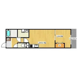 大阪府大阪市平野区加美正覚寺2丁目【アパート】の間取り