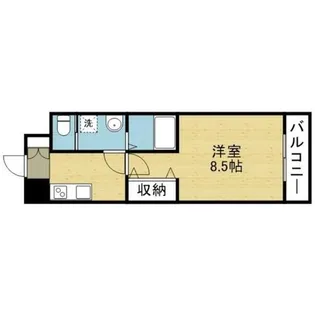 大阪府大阪市平野区流町1丁目【マンション】の間取り