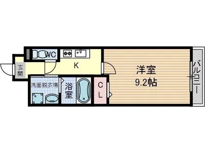リブェール南茨木【3階】の間取り