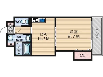 サウスアルカディア【1階】の間取り