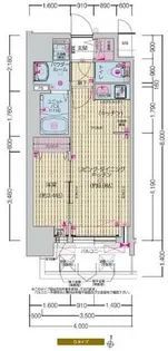 プレサンス名駅南エディフィス【11階】の間取り