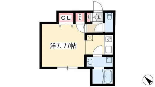 Branche覚王山【0403号室】の間取り