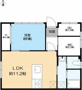サンシャイン本山【1階】の間取り