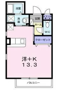 サニー離宮前【2階】の間取り