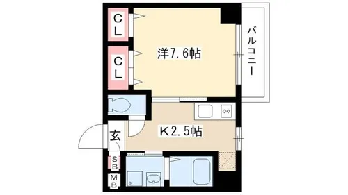 TOYOOKA APARTMENT【3階】の間取り