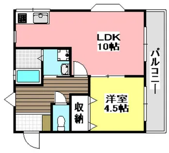 ダンデライオン【202号室】の間取り