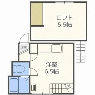 プレジデント23【202号室】の間取り