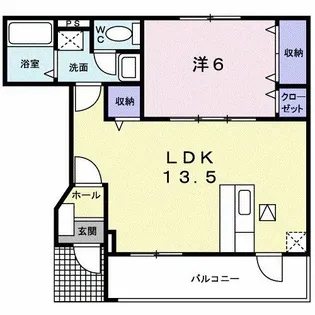 フォーリスト ヒルズ A【1階】の間取り