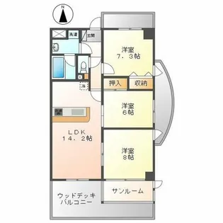 フォルムGP【1階】の間取り