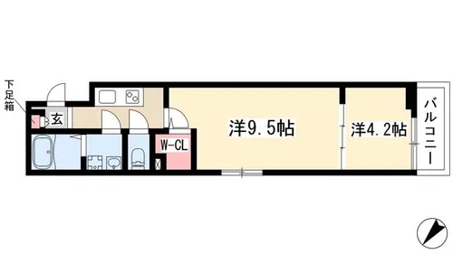 リファイメント【1階】の間取り
