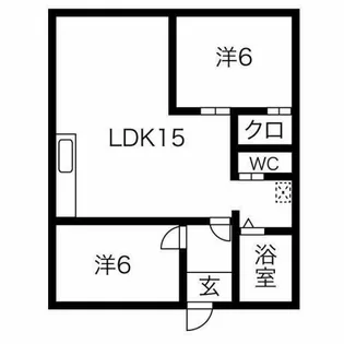 パールハイツ【2階】の間取り