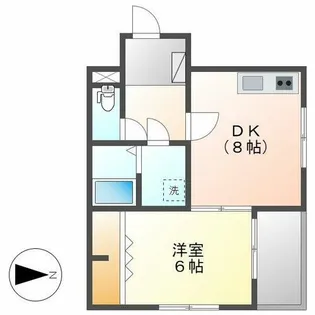 ドリーム東海通【1階】の間取り