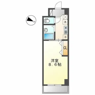 willDo稲永【6階】の間取り