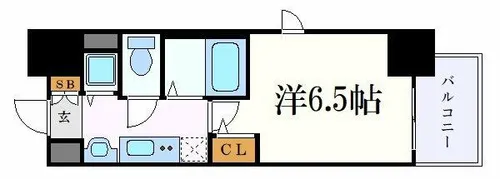 プレサンス金山グリーンパークス【12階】の間取り