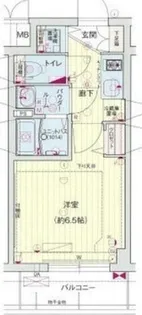 プレサンス松屋町駅前【5階】の間取り