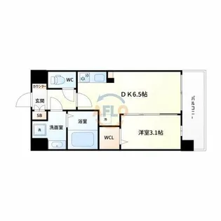 プレサンス東淀川駅前プローシェ【2階】の間取り