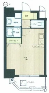 ブラーヴォ梅田北【2階】の間取り