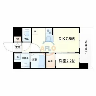 セレニテ江坂エクラ【10階】の間取り