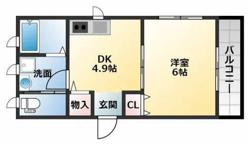 BELLUSベッルス【2階】の間取り