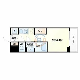 エスリード新大阪ザ・プレミアEAST【5階】の間取り