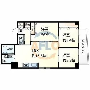 SSK North Osaka【1階】の間取り