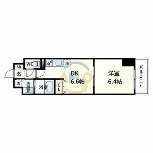 Gramercy Juso-higashi 3rd【2階】の間取り