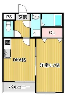 サンアーク北野田【205号室】の間取り