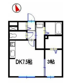 ララしらはま【1階】の間取り