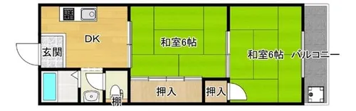 メゾン豊里【3階】の間取り