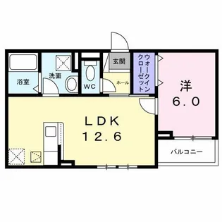 ミルト【3階】の間取り