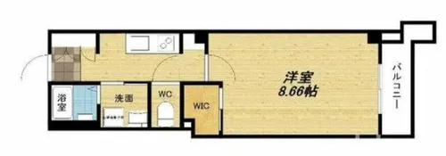 ラヴィール千里丘【2階】の間取り