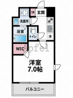 レークス大阪城イースト【2階】の間取り