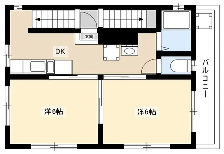 クインハウス【2階】の間取り