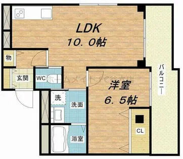 ジェイプライド東小橋【3階】の間取り