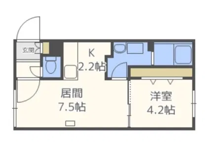 クレドヒルズ【3階】の間取り