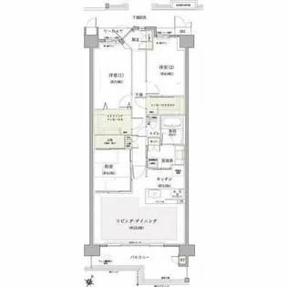 愛知県名古屋市千種区振甫町3丁目【マンション】の間取り