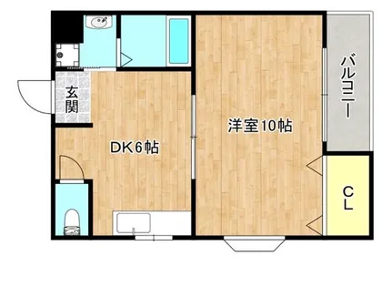 メゾンクレアスタイル【2階】の間取り