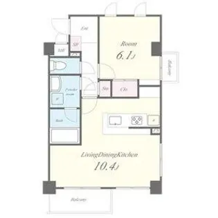 Bonne ChanceⅡ【4階】の間取り