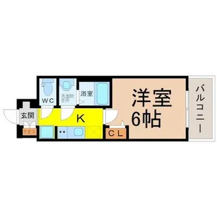 プレサンス新栄ユリシス【11階】の間取り