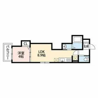 MYノアーヴェ【3階】の間取り