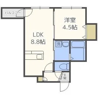 ル・ソレイユ【3階】の間取り