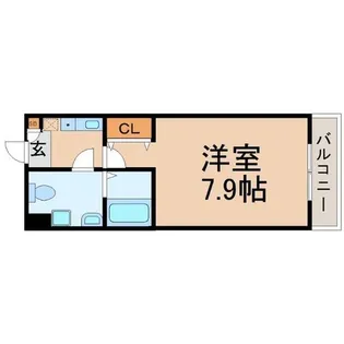 兵庫県尼崎市東園田町9丁目【マンション】の間取り