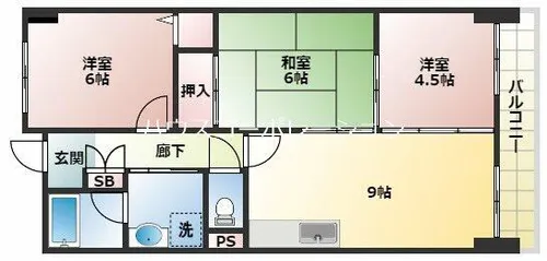 兵庫県尼崎市栗山町2丁目【マンション】の間取り