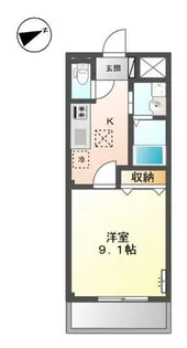 アルティア【1階】の間取り