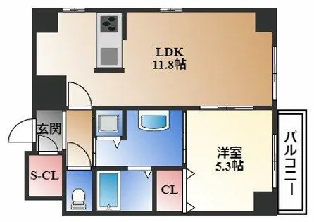 クラシタイヤー呉服町【6階】の間取り
