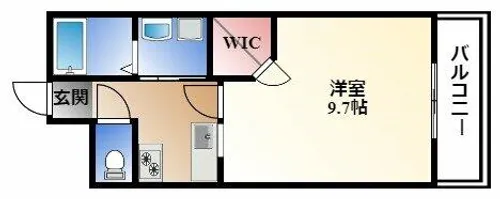 KⅡ-OKASAN B.参番館【4階】の間取り